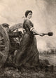 Molly Pitcher at the Battle of Monmouth, 1778 Fine Art Print