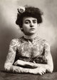 Maud Wagner Cabinet Photograph - American Circus Performer & Tattoo Artist (1911)
