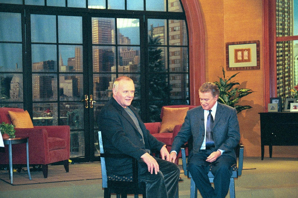 Anthony Hopkins and Regis Philbin Photo Print from Live with Regis and Kelly by Janet Mayer
