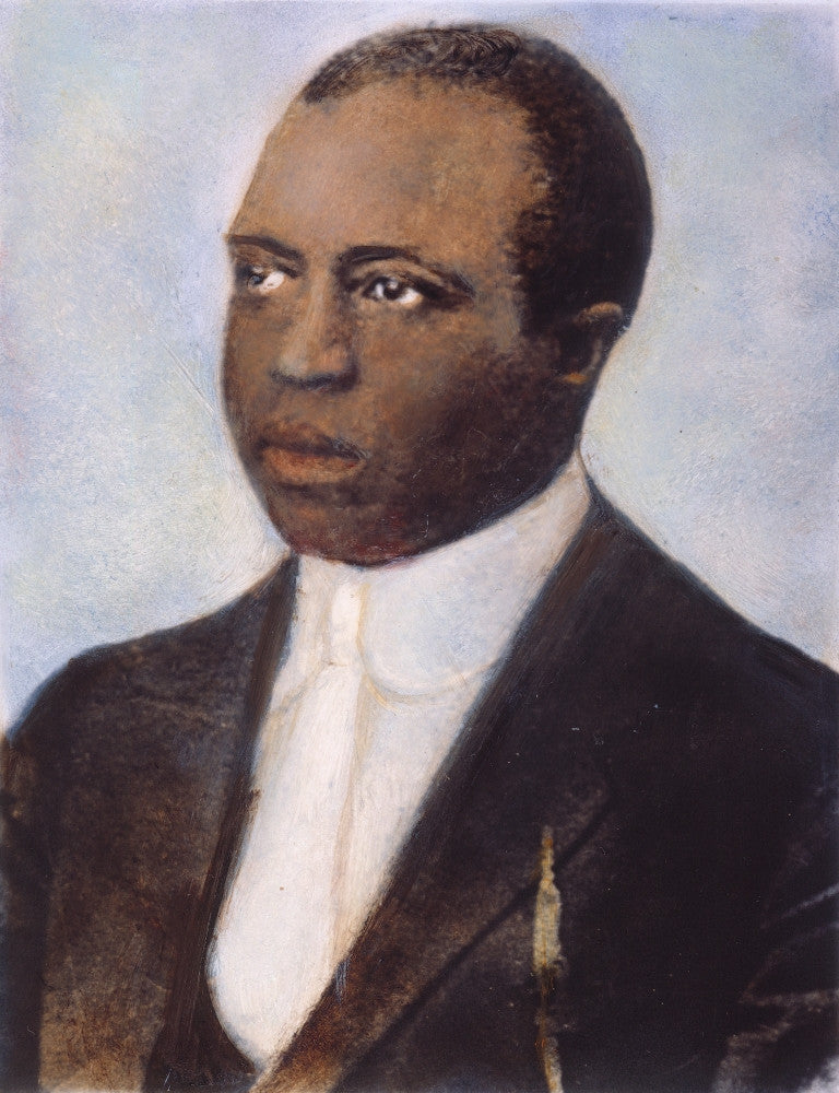 Scott Joplin American Composer Fine Art Print - Oil Over Photograph by Granger Collection