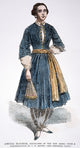 Amelia Bloomer's Full-Trousered Costume Wood Engraving Print
