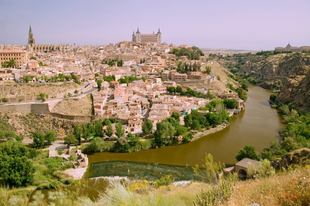 Stunning View Overlooking the Tagus River and Toledo, Spain Fine Art Print