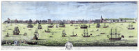 Charleston Harbor 1739 Fine Art Print by Granger Collection
