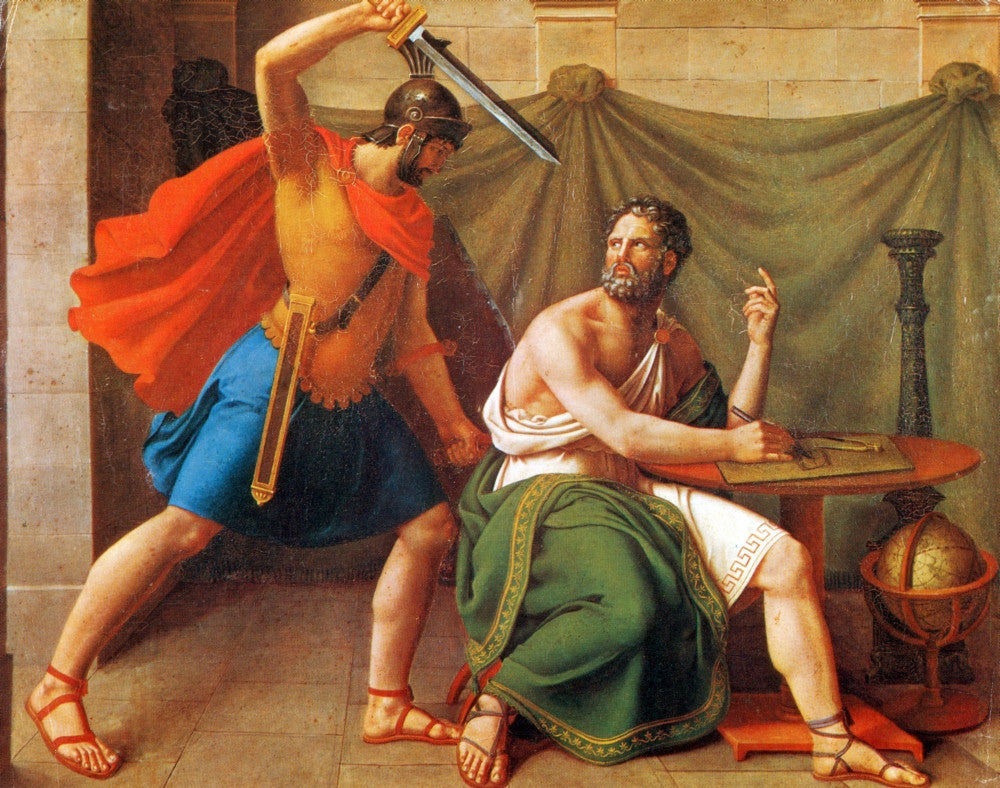 Death of Archimedes 212 BC Fine Art Print by Science Source