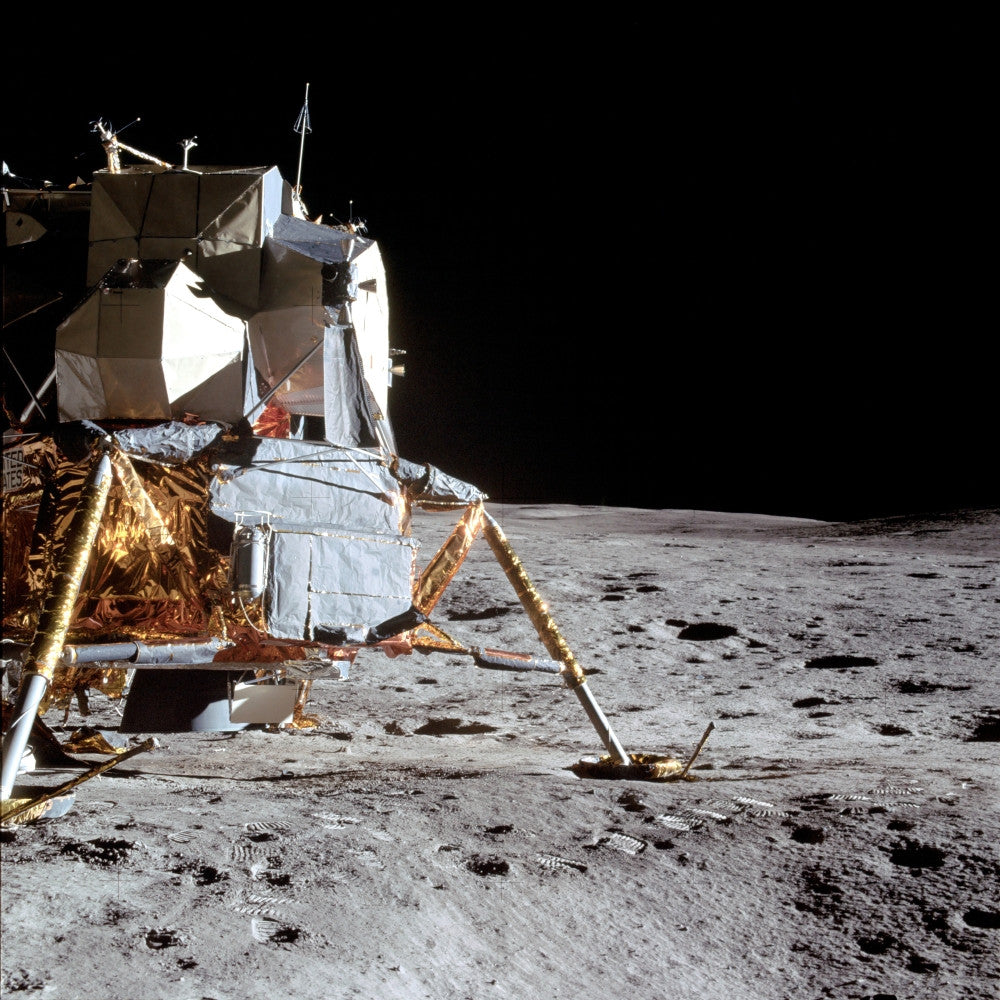 Apollo 14 Lunar Module on the Moon Fine Art Print