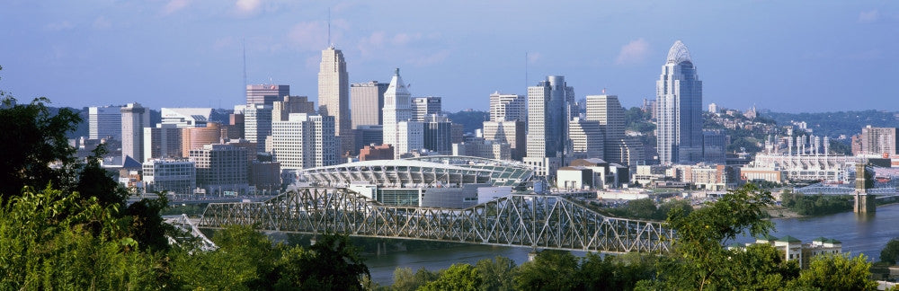 Cincinnati Skyline Fine Art Print - Skyscrapers in the City