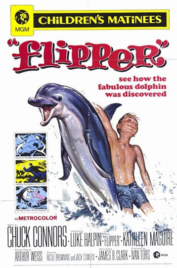 Flipper Movie Poster - Classic Adventure Film Artwork (11x17)