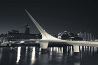 Puente De La Mujer Footbridge in Puerto Madero Poster Print by Panoramic Images