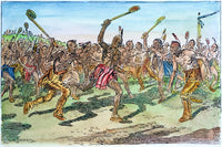 Iroquois Lacrosse Fine Art Print by C.W. Jefferys