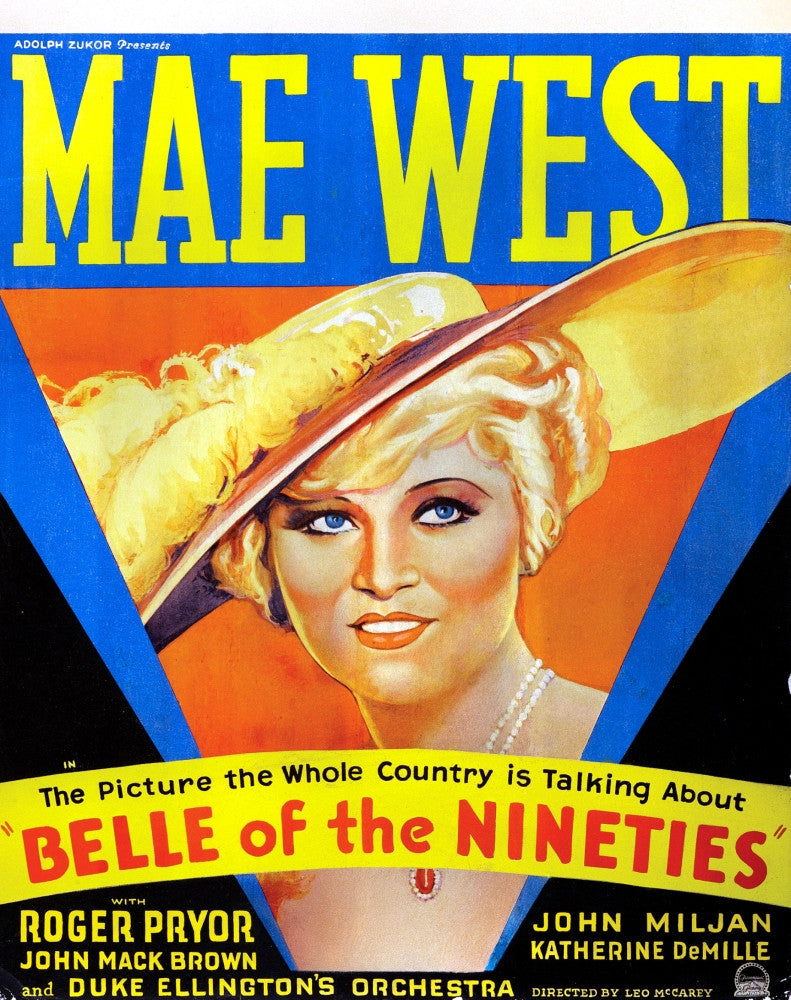 Belle Of The Nineties Movie Poster Fine Art Print from 1934