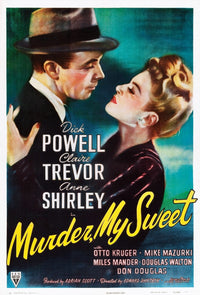 Murder My Sweet 1944 Movie Poster Fine Art Print