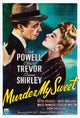Murder My Sweet 1944 Movie Poster Fine Art Print