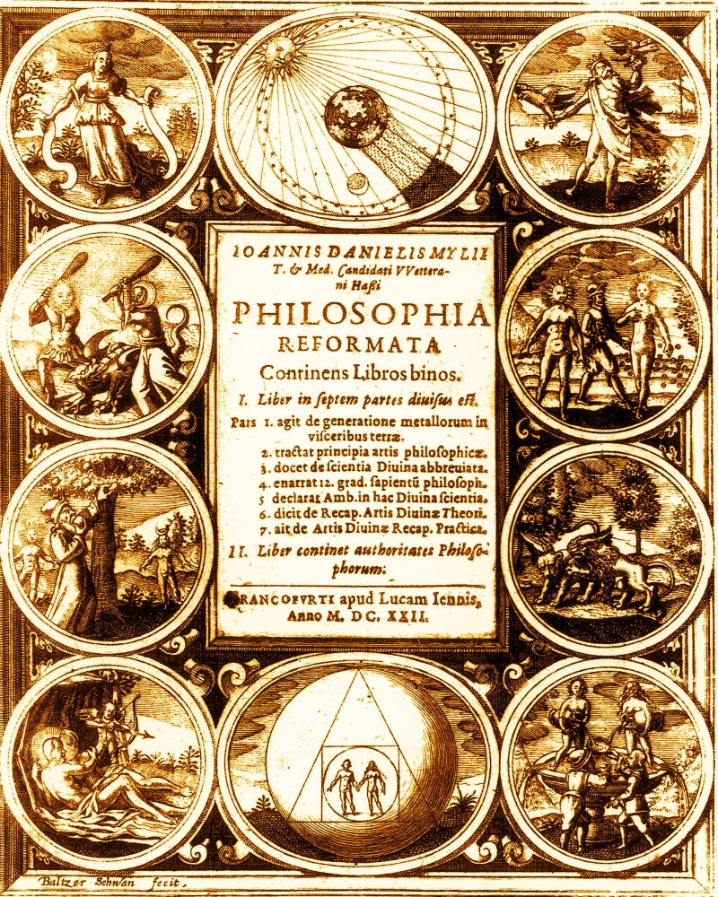 Frontispiece of Alchemical Treatise Fine Art Print by Science Source