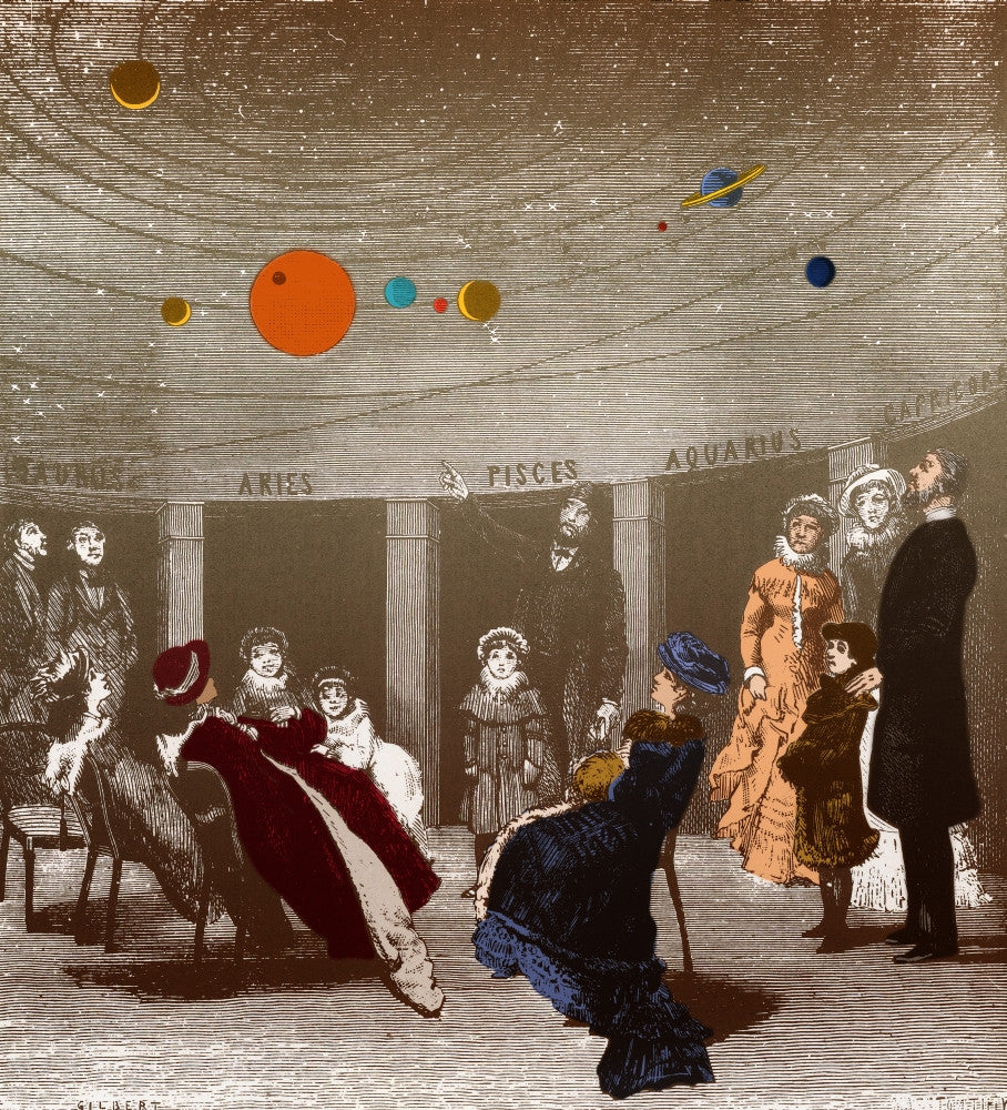 The New Planetarium in Paris, 1880 Fine Art Print