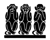 See No Evil, Hear No Evil, Speak No Evil Poster Print