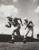 Dynamic Football Action Poster Print - Two Players on Field