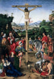 The Crucifixion Fine Art Print by Andrea Solario | Posterazzi