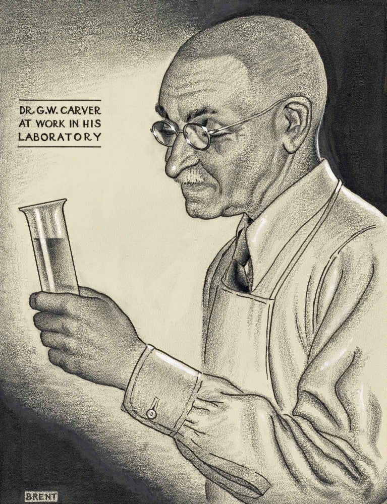 George Washington Carver Fine Art Print by Ken Welsh | Posterazzi