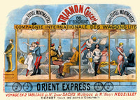 Performance of the Orient Express Train Advertisement Poster Print