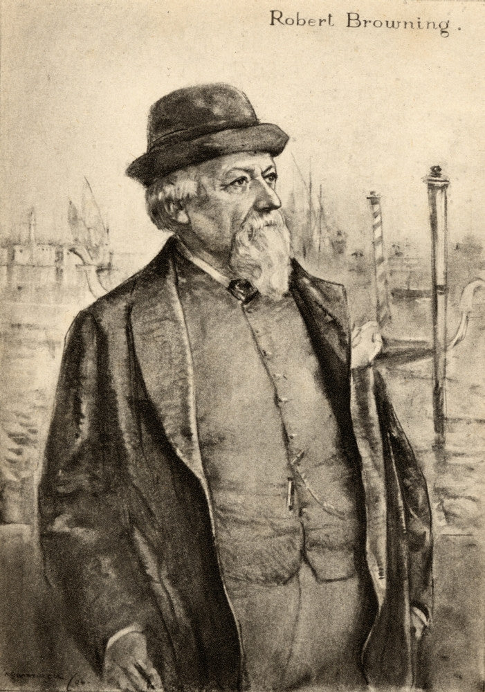 Robert Browning Fine Art Print - Illustration by A.S. Hartrick