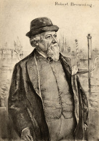 Robert Browning Fine Art Print - Illustration by A.S. Hartrick