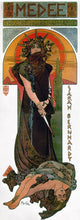 Sarah Bernhardt Lithograph Poster Print by Alphonse Mucha - 1898