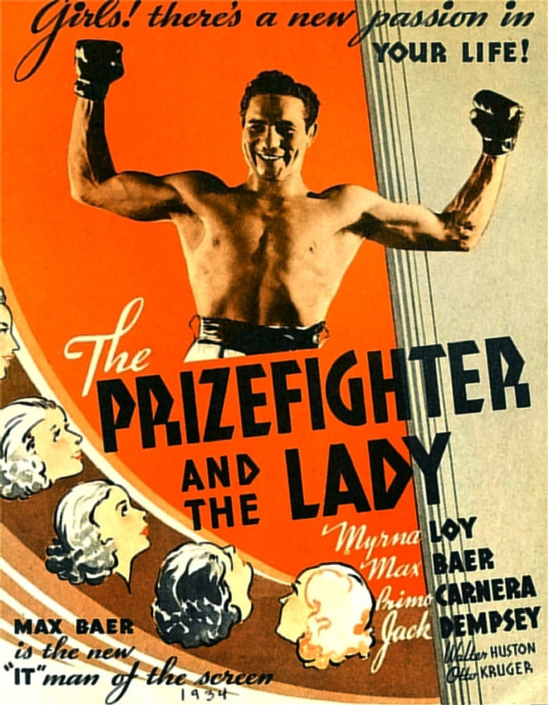 The Prizefighter And The Lady 1933 Movie Poster Print