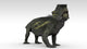Lystrosaurus Fine Art Print - Permian Triassic Therapsid