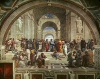 The School of Athens Fine Art Print by Raphael - Fresco from Vatican City