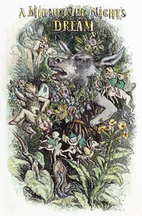 Shakespeare's A Midsummer Night's Dream Title Page Fine Art Print by Sir John Gilbert