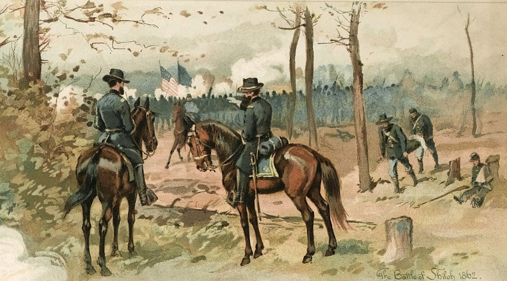 General Grant - Battle of Shiloh, 1862 Fine Art Print by Science Source