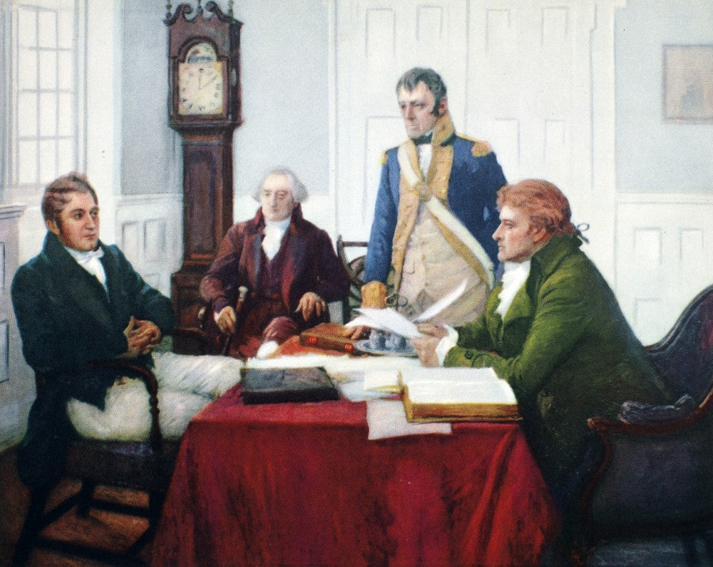 Jefferson & Dupont 1801 Fine Art Print by Stanley Arthurs