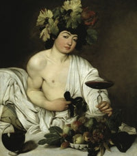 Bacchus Fine Art Print by Michelangelo Merisi da Caravaggio (1596)