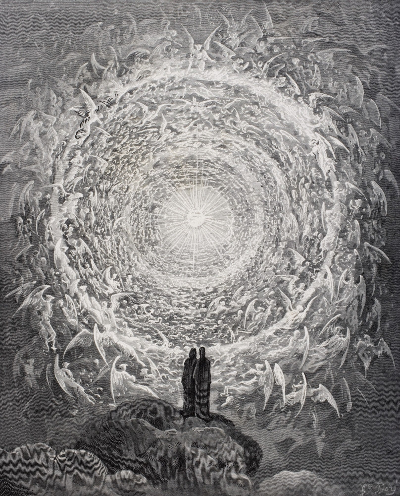 Gustave Dore Illustration for Paradiso by Dante Alighieri - Canto XXXI