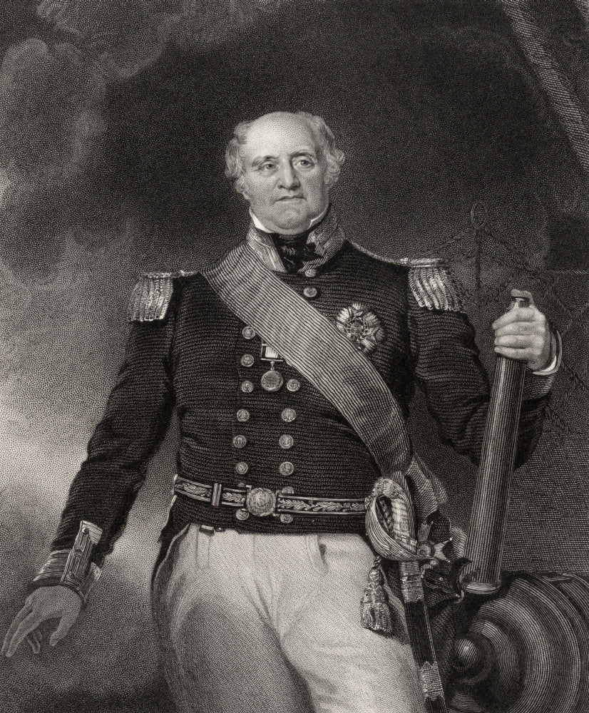 Sir Thomas Masterman Hardy Fine Art Print - Vice Admiral Portrait