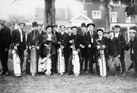 Golf Caddies at Baltusrol Golf Course Fine Art Print, C1910