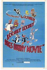 The Looney Looney Looney Bugs Bunny Movie Poster Print 27x40