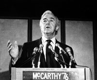 Eugene McCarthy 1976 Campaign Speech Fine Art Print by Granger Collection