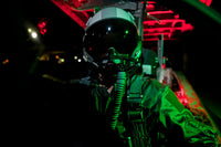 US Air Force Pilot in F-15C Eagle Cockpit Fine Art Print by Terry Moore