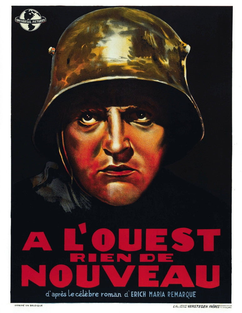 All Quiet On The Western Front Movie Poster Art Print - 1930
