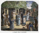 Harmony Society Street Scene Fine Art Print - Wood Engraving, 1875
