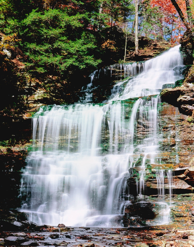 Genoa Falls Fine Art Print - Kitchen Creek, Ricketts Glen State Park