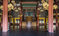 Royal Throne in Injeongjeon Hall, Changdeokgung Palace Fine Art Print