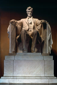 Lincoln Memorial Sculpture Fine Art Print - Marble by Daniel Chester French