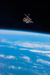 Russia's Mir Space Station Fine Art Print by Stocktrek Images
