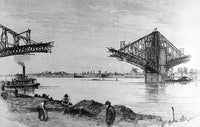 Eads Bridge Fine Art Print - Historic St. Louis Construction