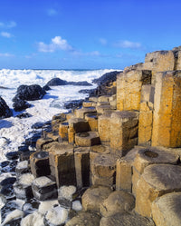 Basalt Hexagonal Columns at The Giant's Causeway Fine Art Print by The Irish Image Collection