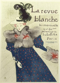 La Revue Blanche Lithograph Print by Henri de Toulouse-Lautrec