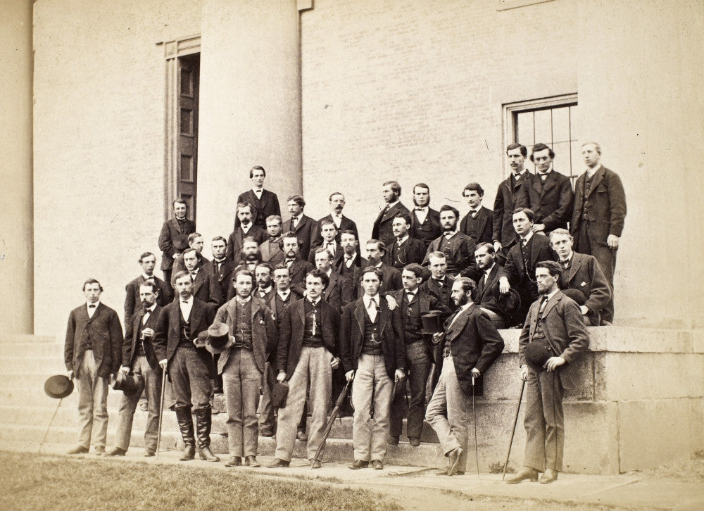 Amherst Undergraduates Fine Art Print - 1868 College Scene