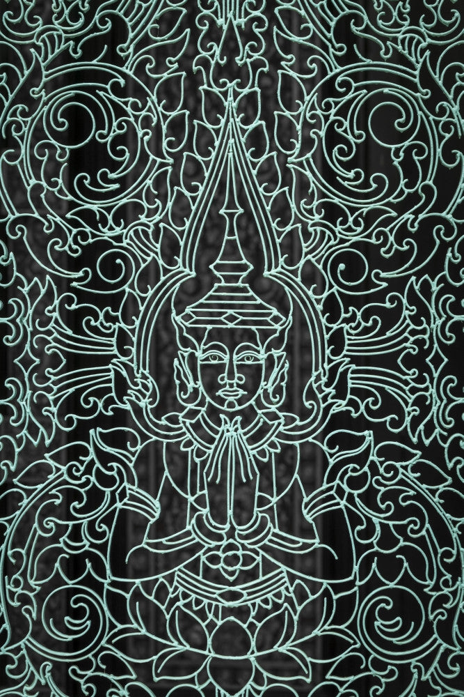 Praying Buddha at Royal Palace Fine Art Print by Nick Dale